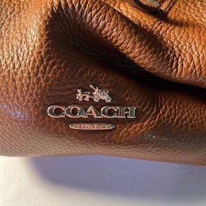 Coach Phoebe Pebbled Leather Hobo Shoulder Bag